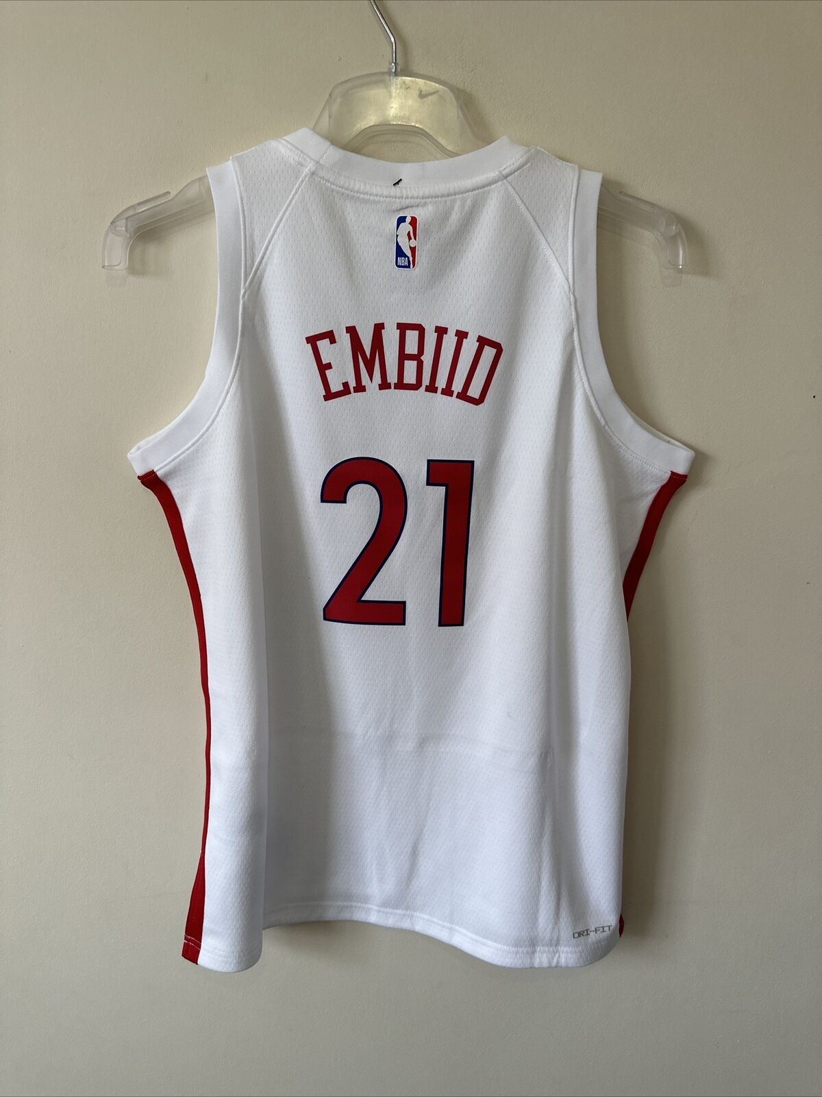 Nike NBA Philadelphia 76ers City Edition Jersey EMBIID Junior Size Large