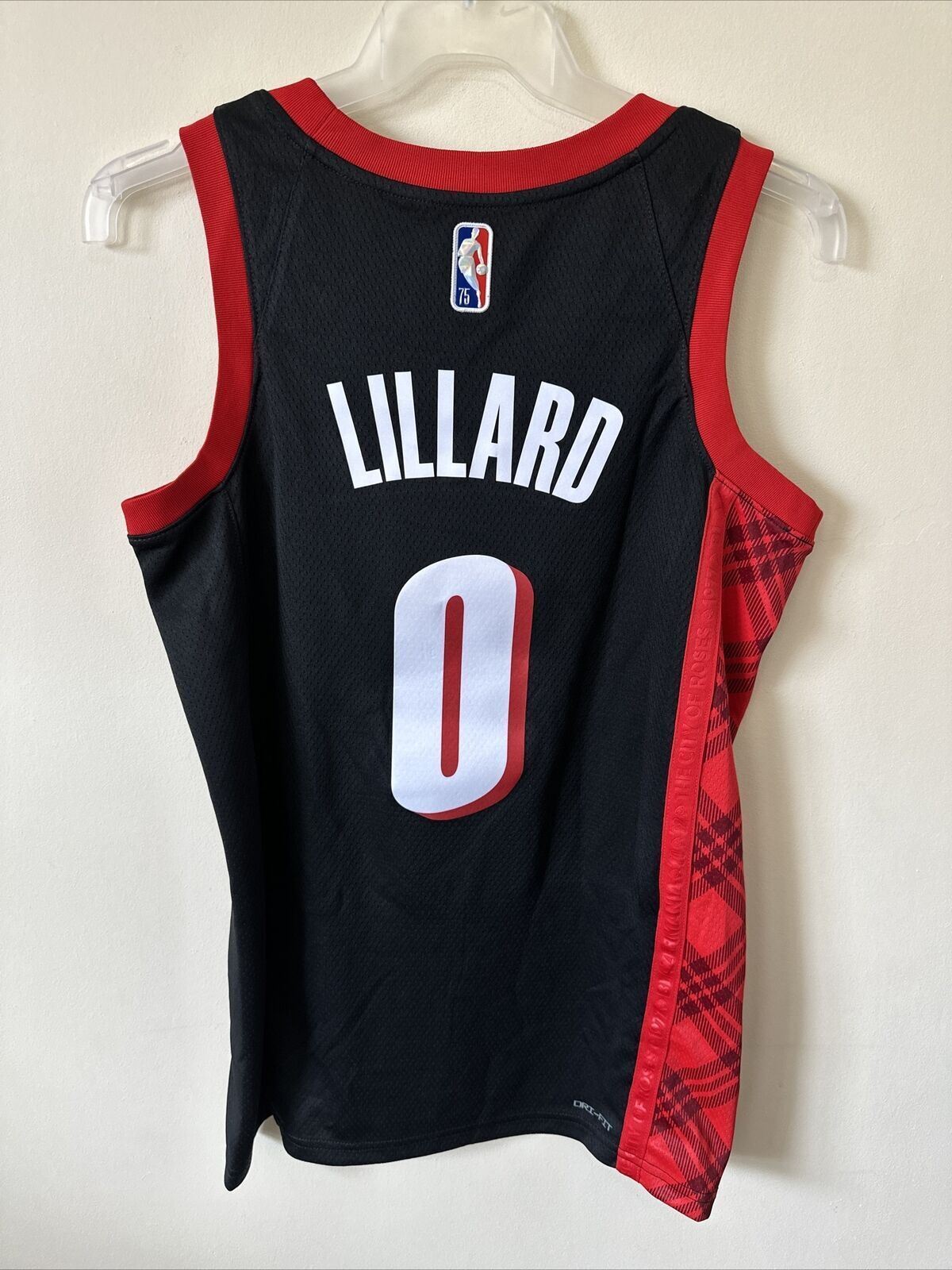 Nike NBA Portland Trail Blazers City 75th Edition Jersey LILLARD 0 Men’s Small