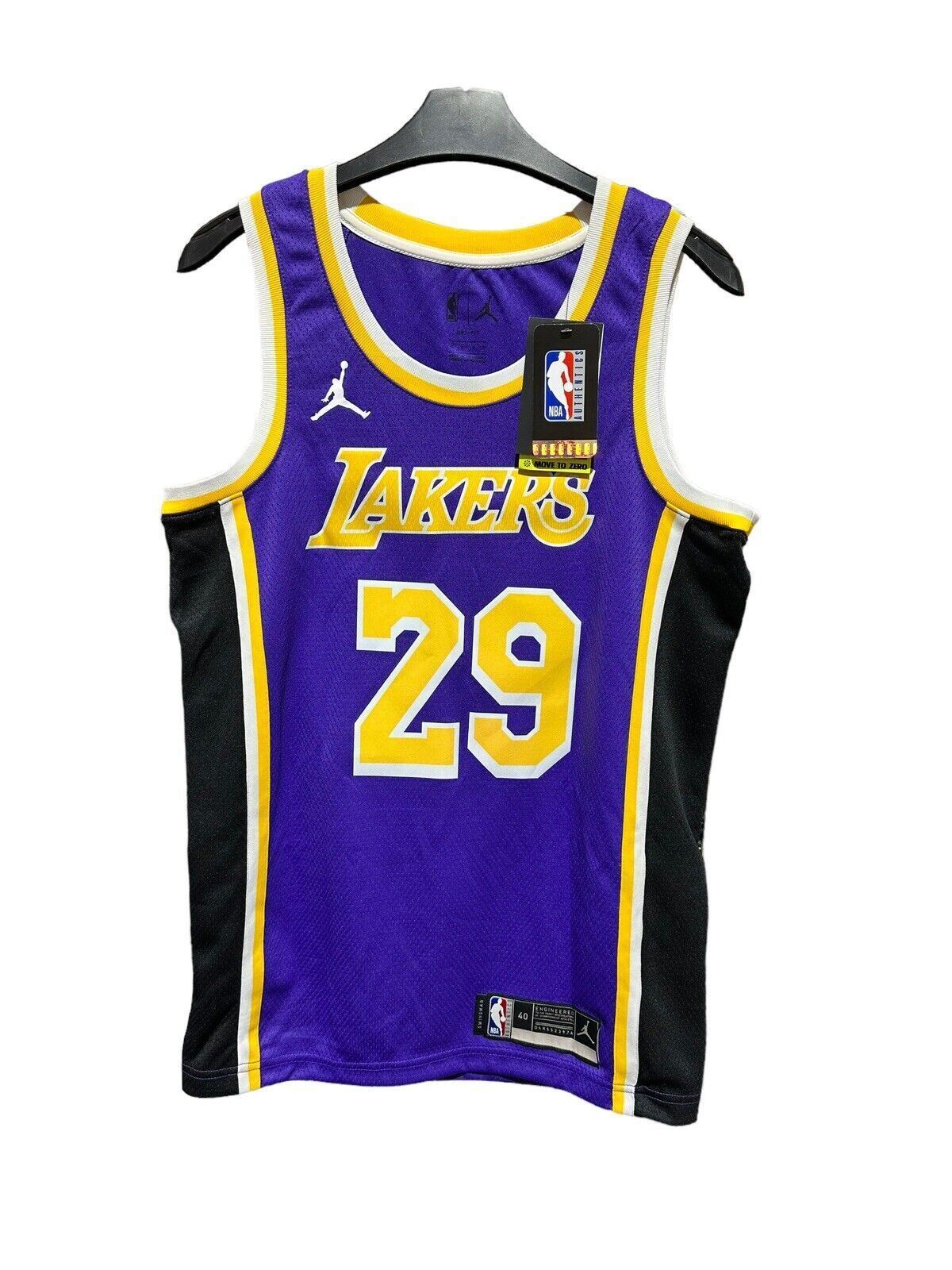Nike NBA LA Lakers Basketball Swingman Jersey LUCA 29 Mens Small